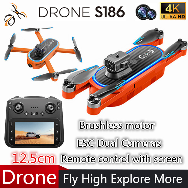 Drone Rc Cable - 2025 S186 Drone professionnel 4K HD