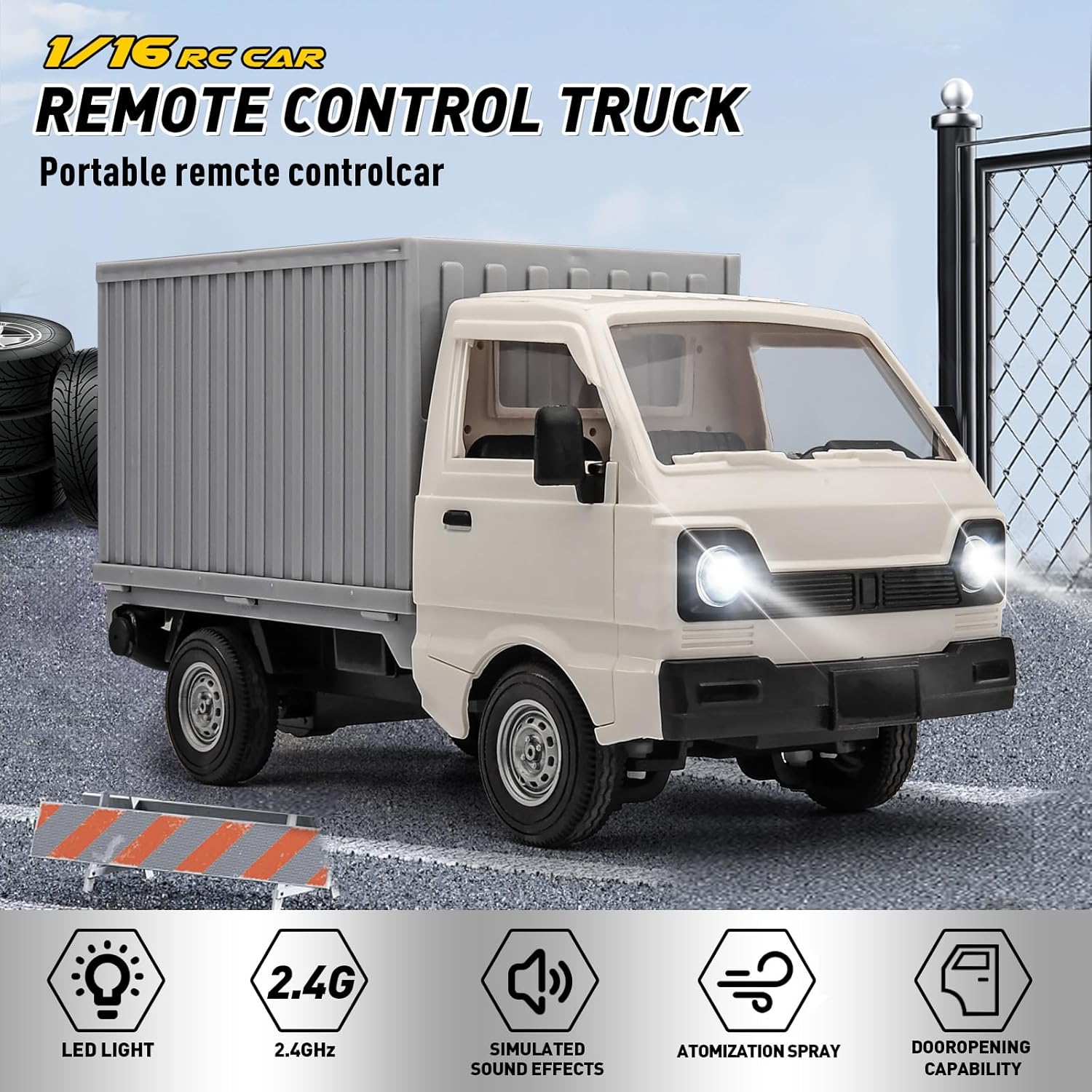 Drone Shahed Rc - Camion RC KF21 1:16 2.4GHZ, voiture