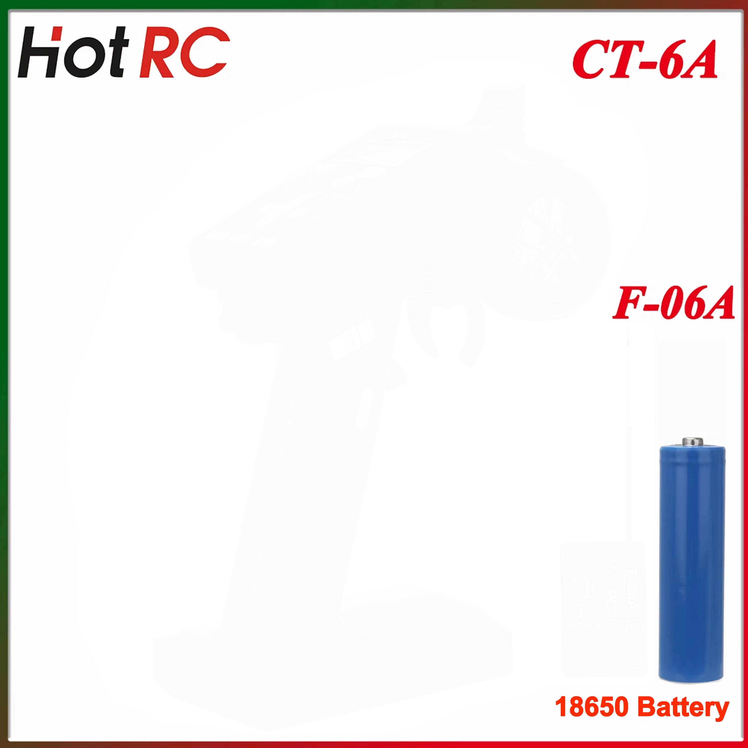 Drone Rc Car - Émetteur radio HotRC CT-6A 2.4G 6CH