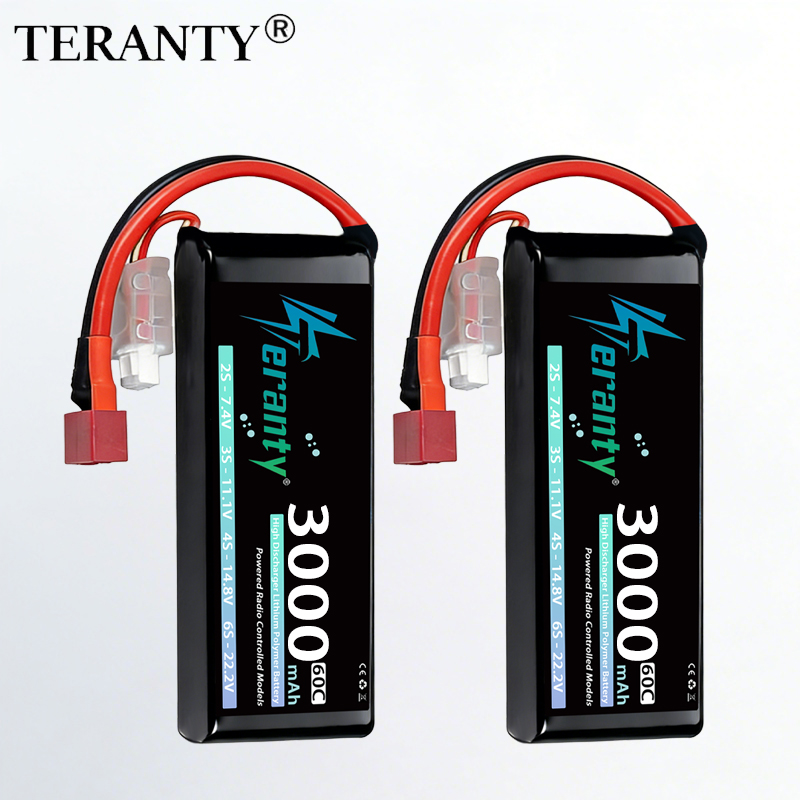 Drone Rc Car - Batterie Lipo TERANTY 2S 3000mAh 7.4V