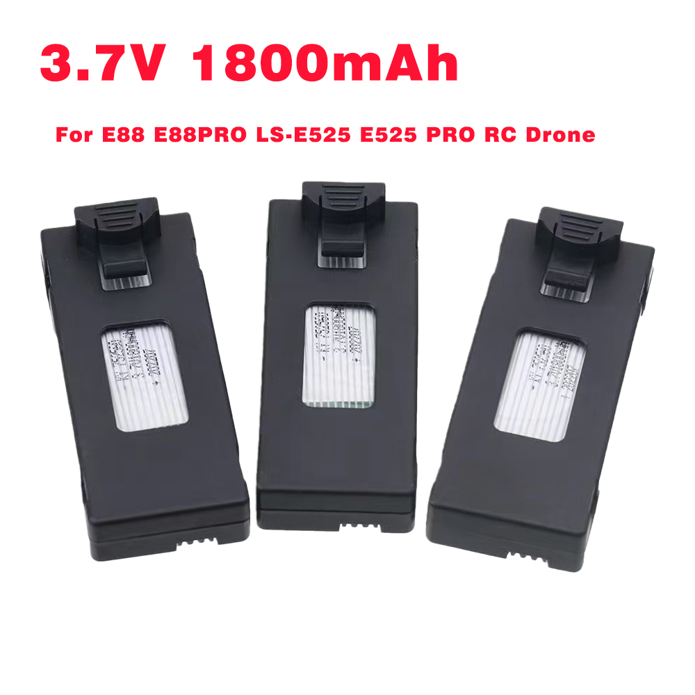Drone Rc E88 Pro - Batterie de drone RC 3.7V 1800Mah,