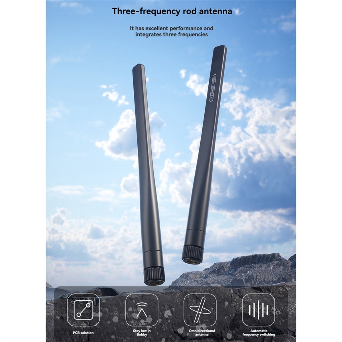 Drone Gamma Rc - Antenne Tri-Bande Haut de Gamme 868MHz