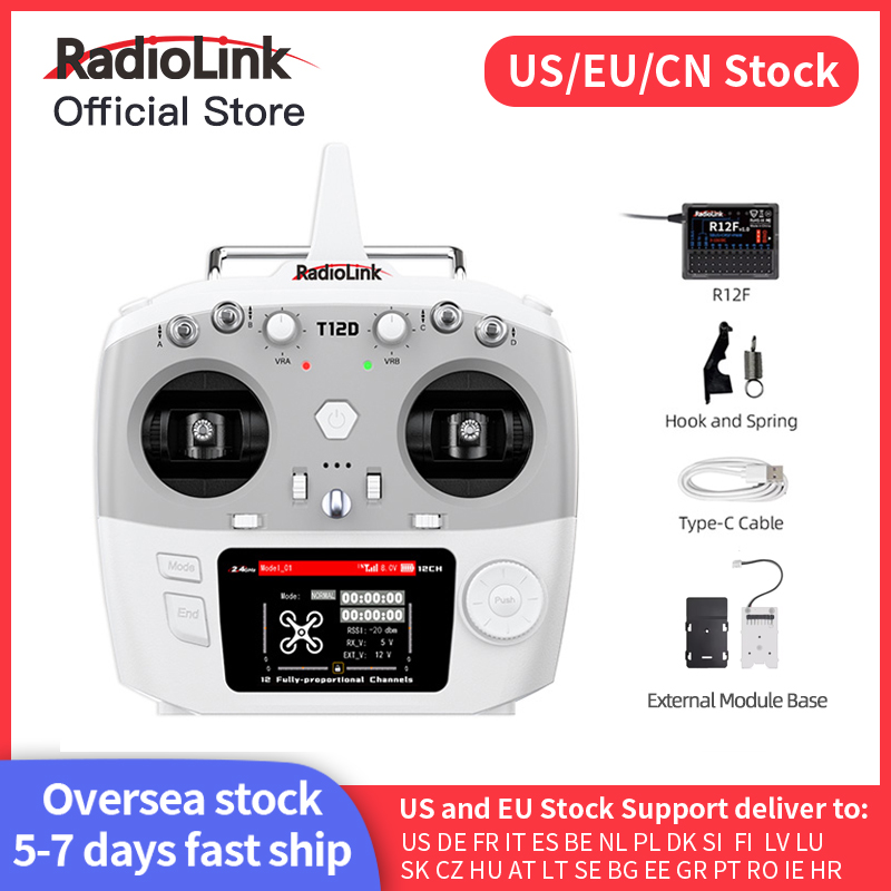 Drone Rc Car - Radiolink T12D ELRS 12 canaux émetteur,