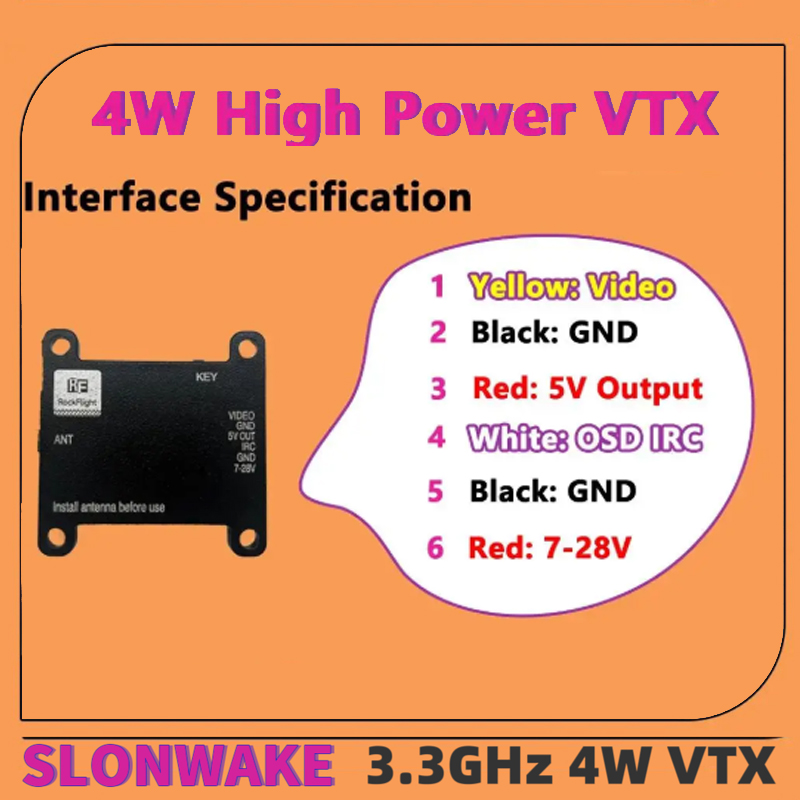 Émetteur vidéo VTX SLONWAKE FP - Drone Rc Car avis et prix