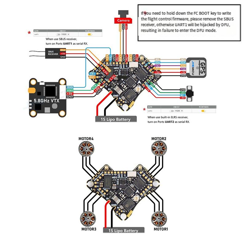 Contrôleur de vol FBIL-F435 NE - Drone Rc Flight Controller avis et prix