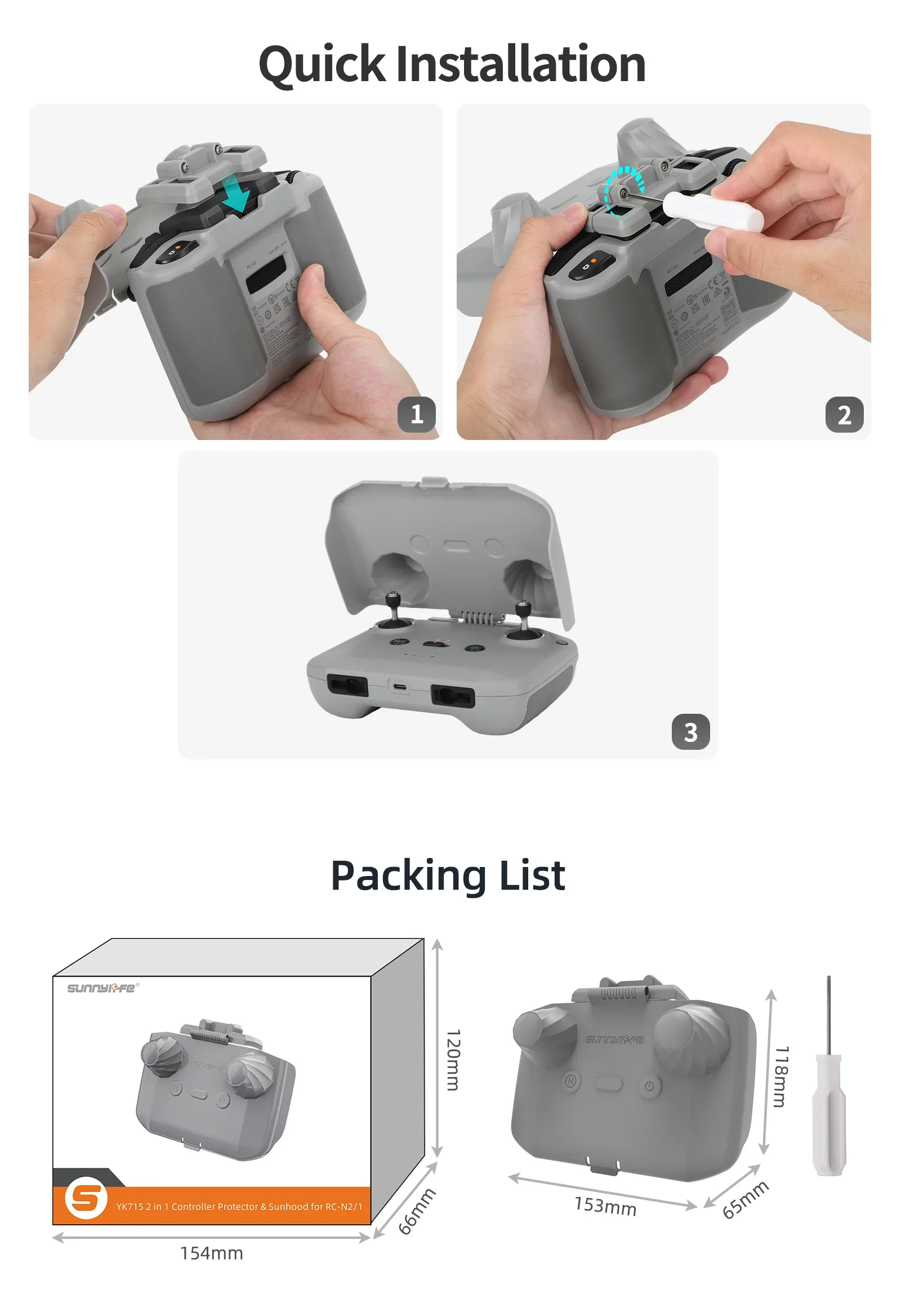 Protecteur de contrôleur 2 en  - Drone Dji Rc Pro avis et prix