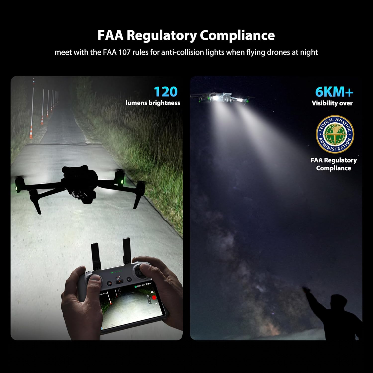 STARTRC Drone lumière strobosc - Drone Dji Rc Pro avis et prix