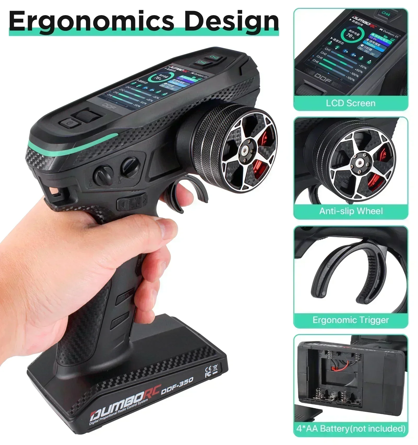 DUMBORC DDF-350 10CH RC téléco - Joystick Rc Drone avis et prix