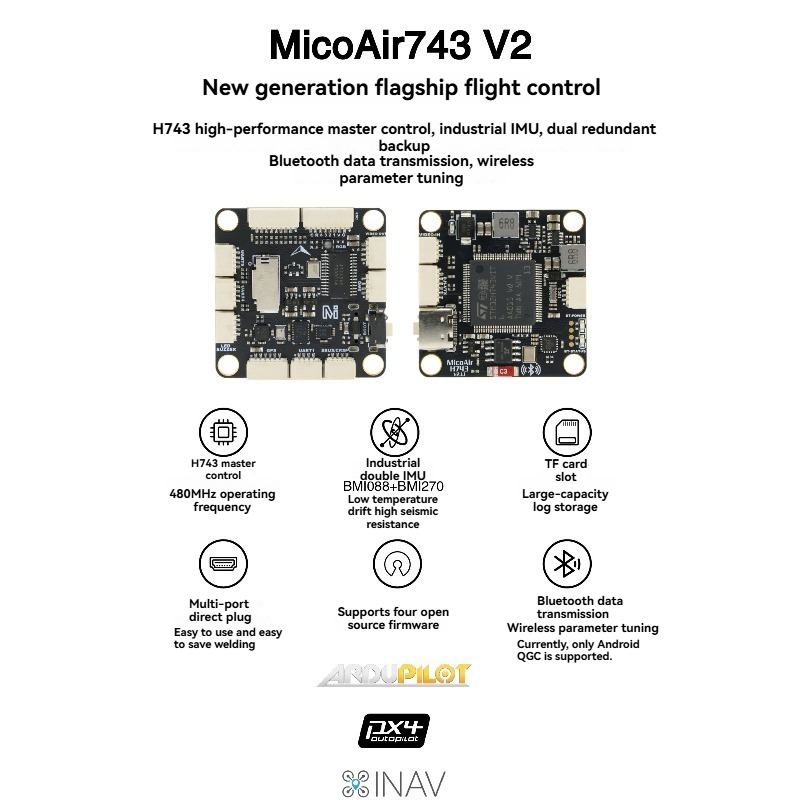 Contrôleur de vol MicoAir743 V - Drone Rc Flight Controller avis et prix