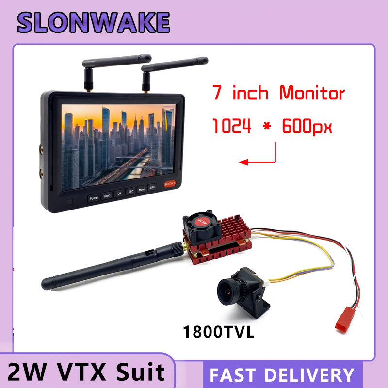 SLONWAKE 5.8G 2W VTX FPV 1800T - Joystick Rc Drone avis et prix