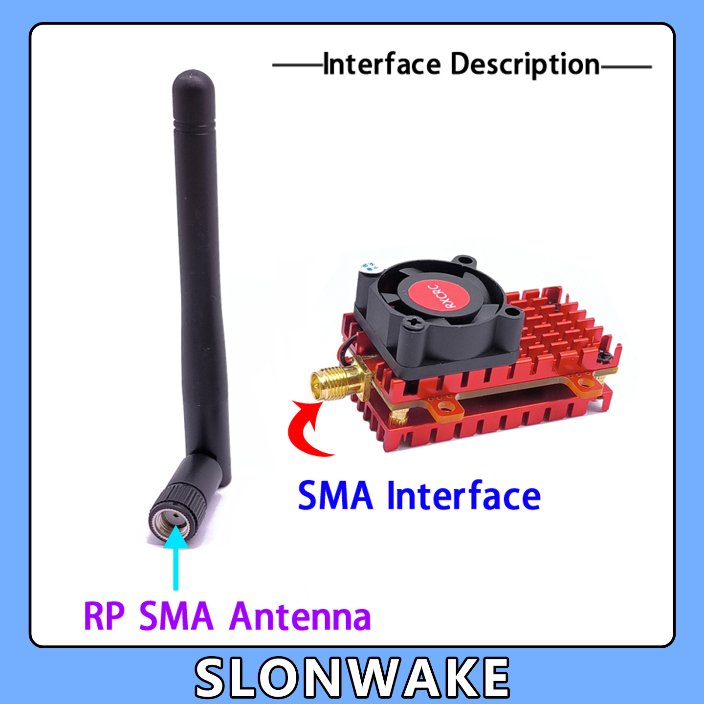 SLONWAKE 5.8G 2W VTX FPV 1800T - Joystick Rc Drone avis et prix
