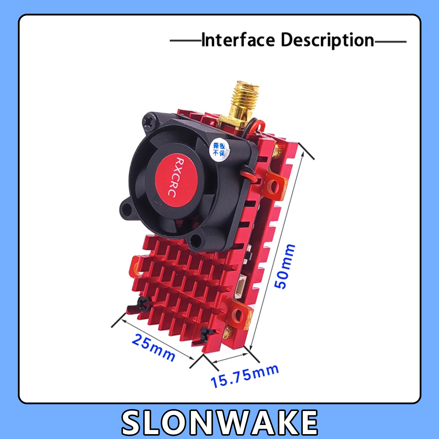 SLONWAKE 5.8G 2W VTX FPV 1800T - Joystick Rc Drone avis et prix