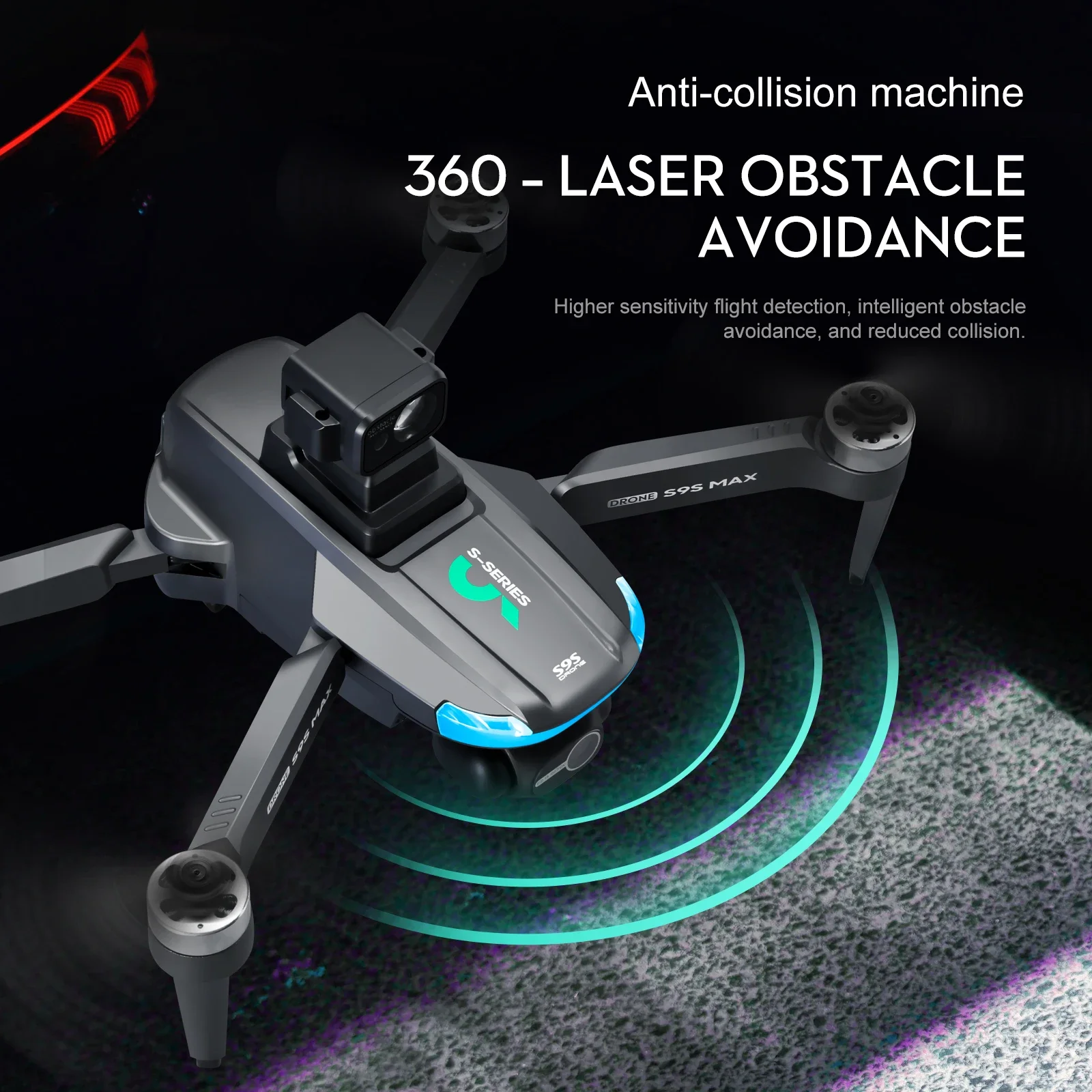 Nouveau S9S MAX MINI Drone 4K  - Drone Rc Cable avis et prix