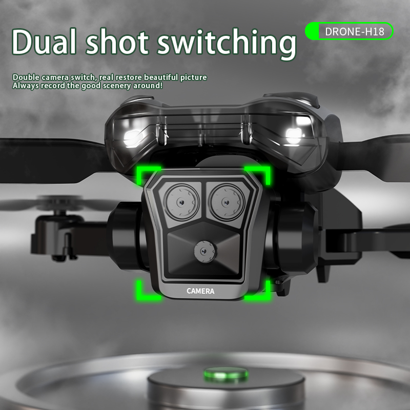 H18‑2 Drone RC pliable à doubl - Drone Rc Holder avis et prix