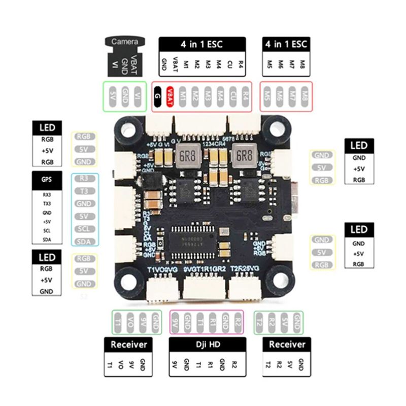Contrôleur de vol ABXE-F722 5V - Drone Rc Flight Controller avis et prix
