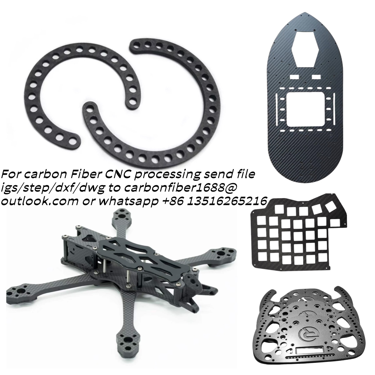 Plaque en fibre de carbone pou - Carbon Fiber Drone Arm avis et prix