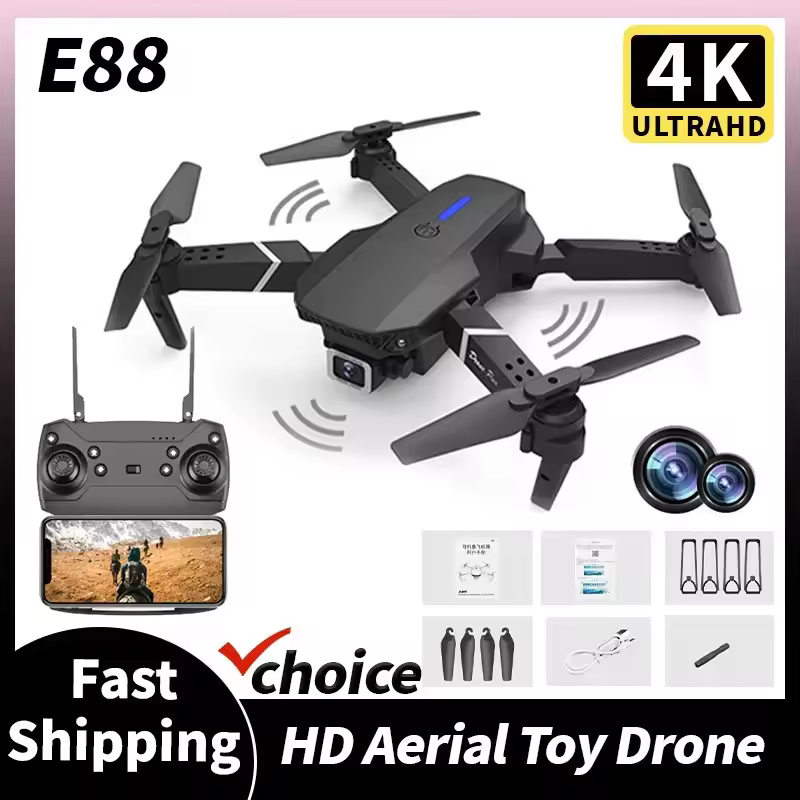 Nouveau Drone RC E88 Pro 2026  - Drone Rc E88 Pro avis et prix