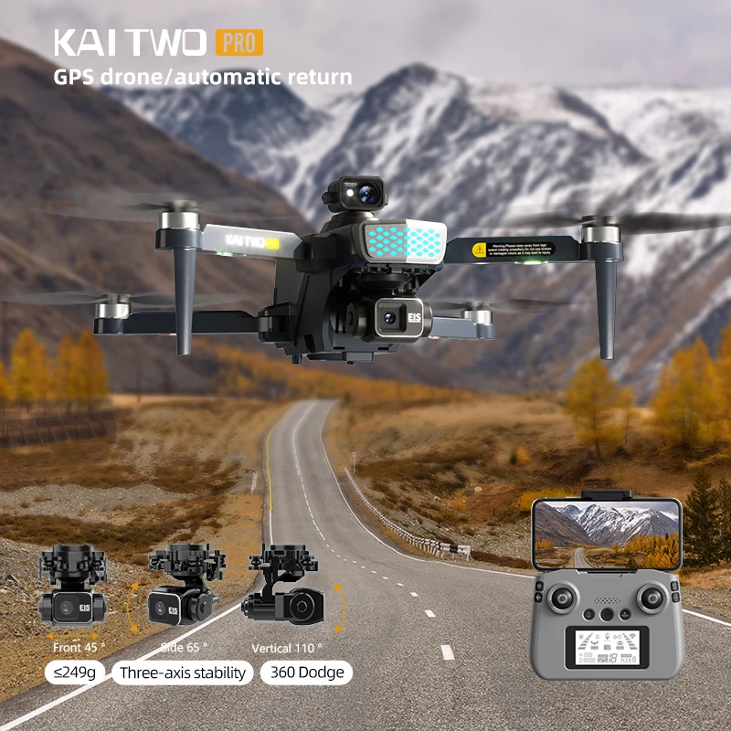 KAI TWO Pro-Drone avec caméra  - Drone Two Rc Way avis et prix