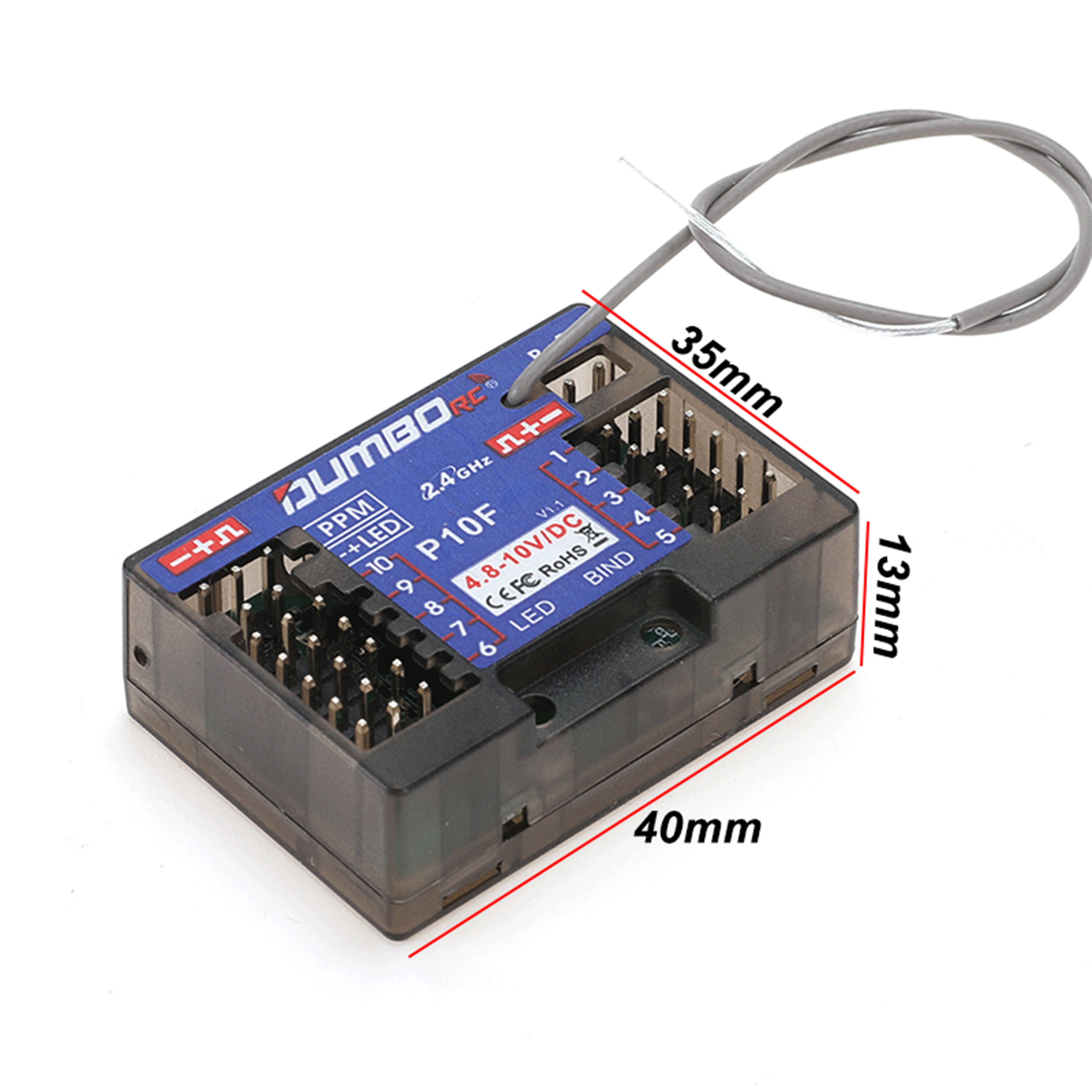DUMBORC P10F P10FG 10CH 2.4GHz - Rc Boat avis et prix