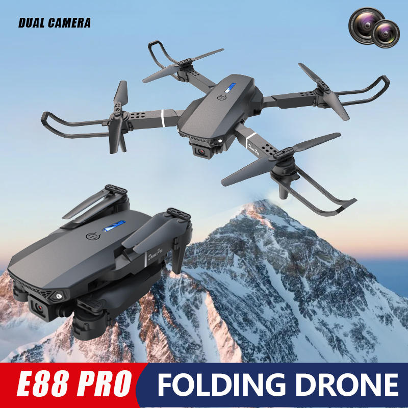 Mini drone E88 Pro avec double - Drone Rc E88 Pro avis et prix