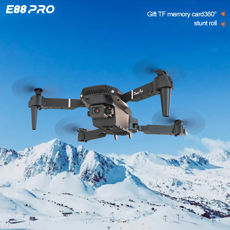 Mini drone E88 Pro avec double - Drone Rc E88 Pro avis et prix