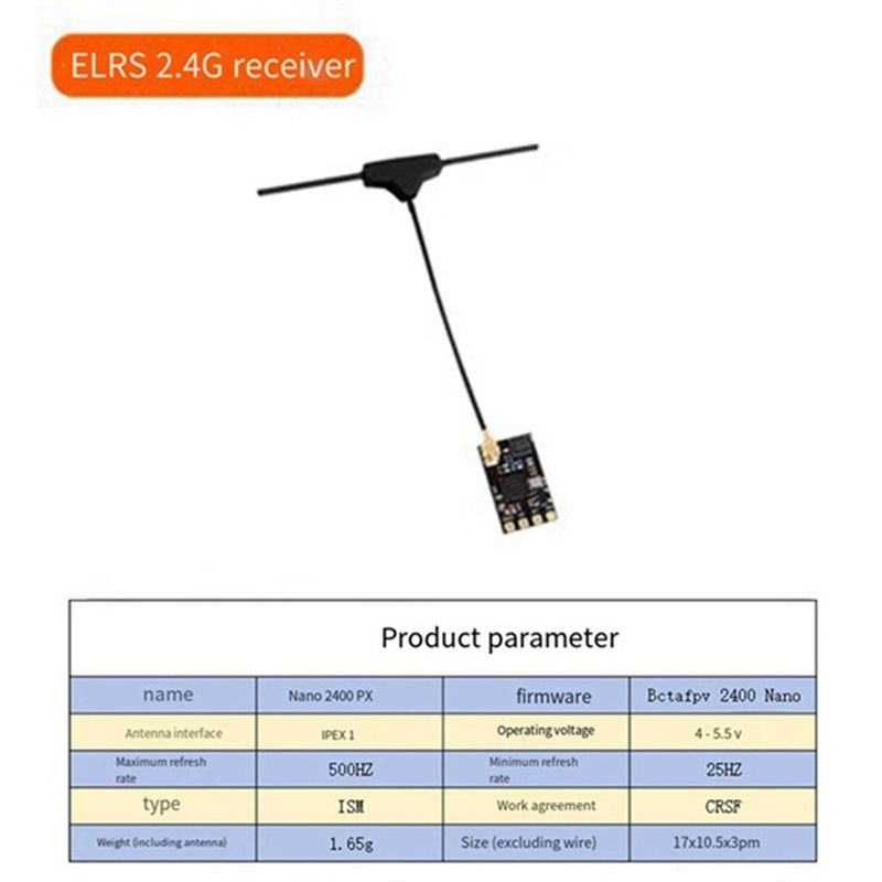 Récepteur ELRS 2.4Ghz CYGJ-10P - Fpv Antenna Receiver avis et prix